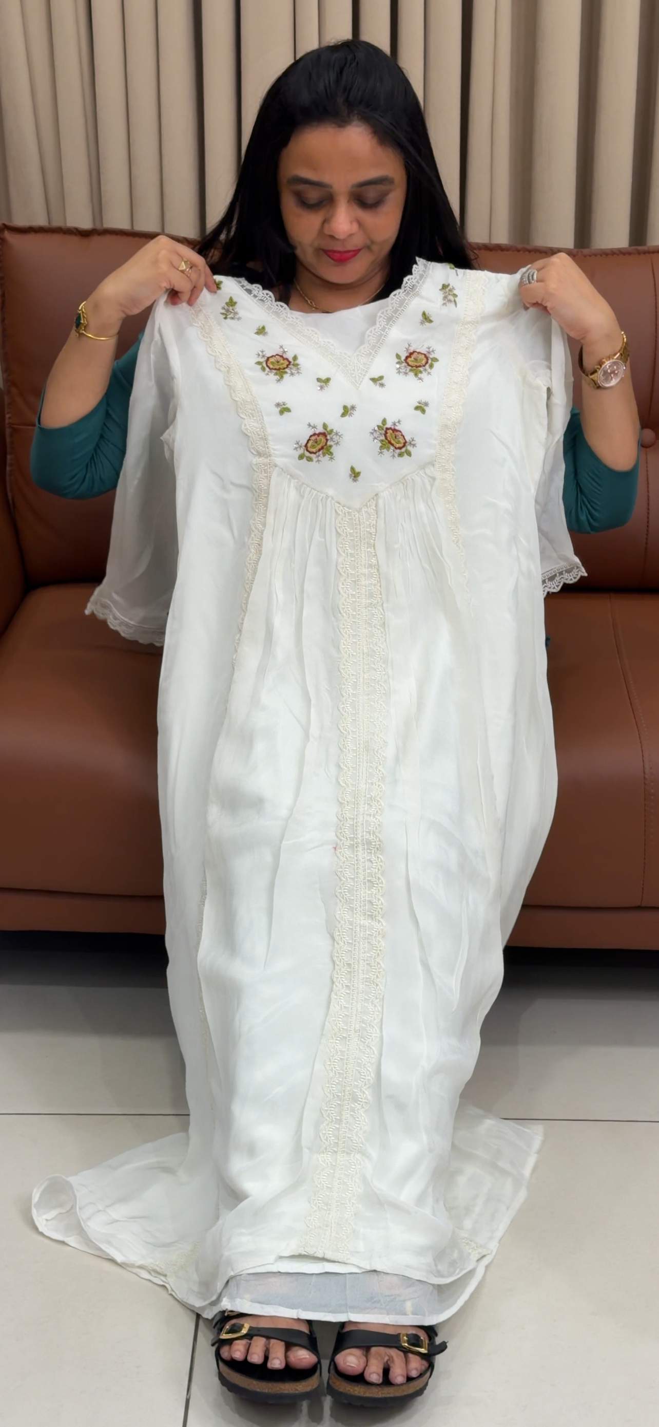 OFFER PLATINUM CHIFFON TOPS - IHA 34768