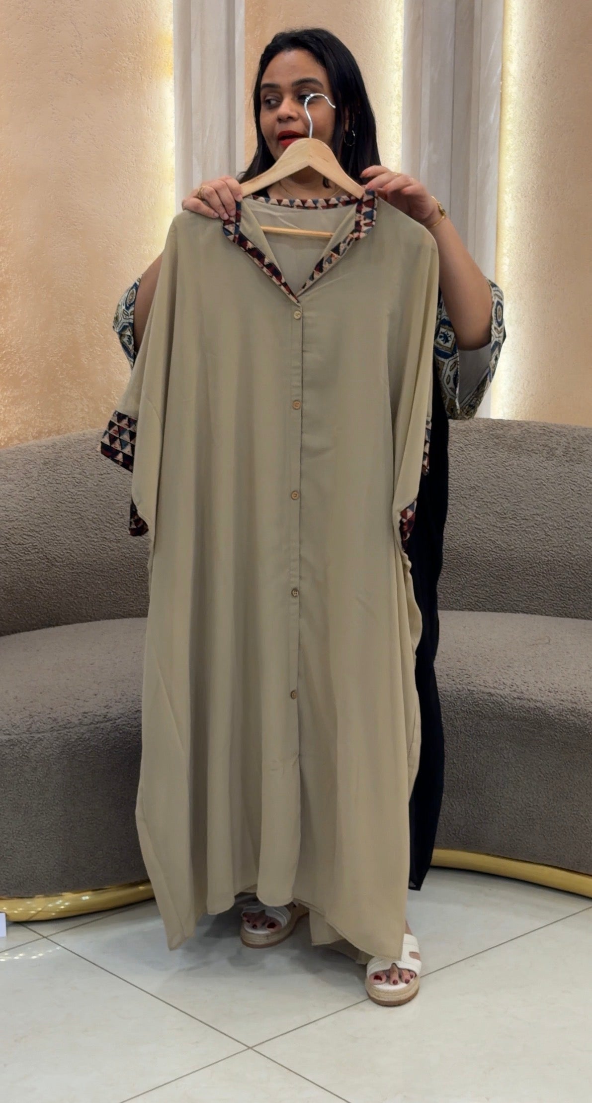 IHA'S IN- HOUSE GEORGETTE TOP - IHA 33388