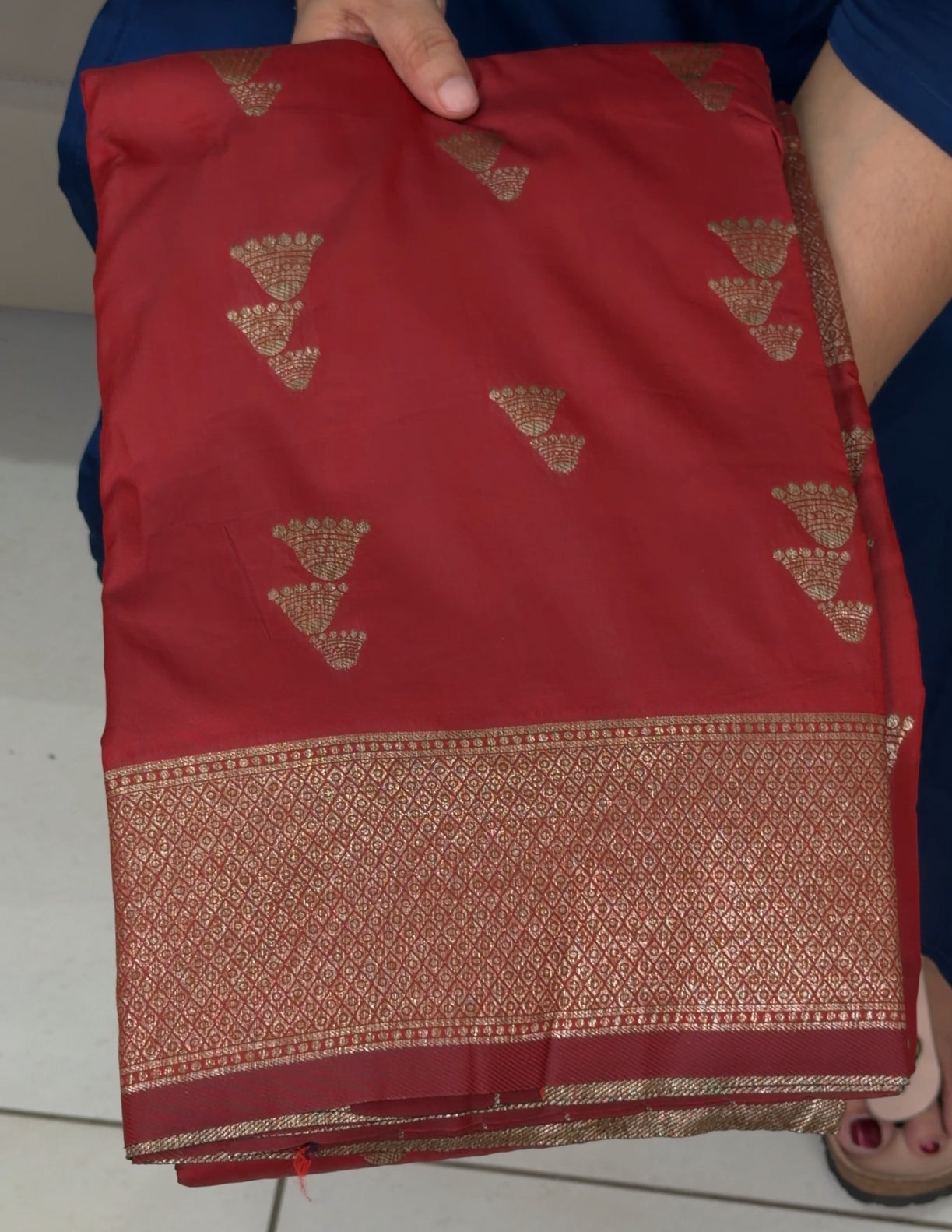 SEMI BANARASI SAREES - IHA 29047