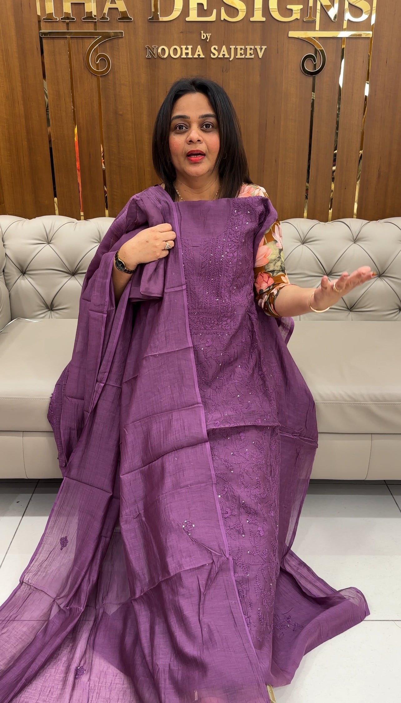 MUL CHANDERI UNSTITCHED SALWAR SUITS - IHA 25330
