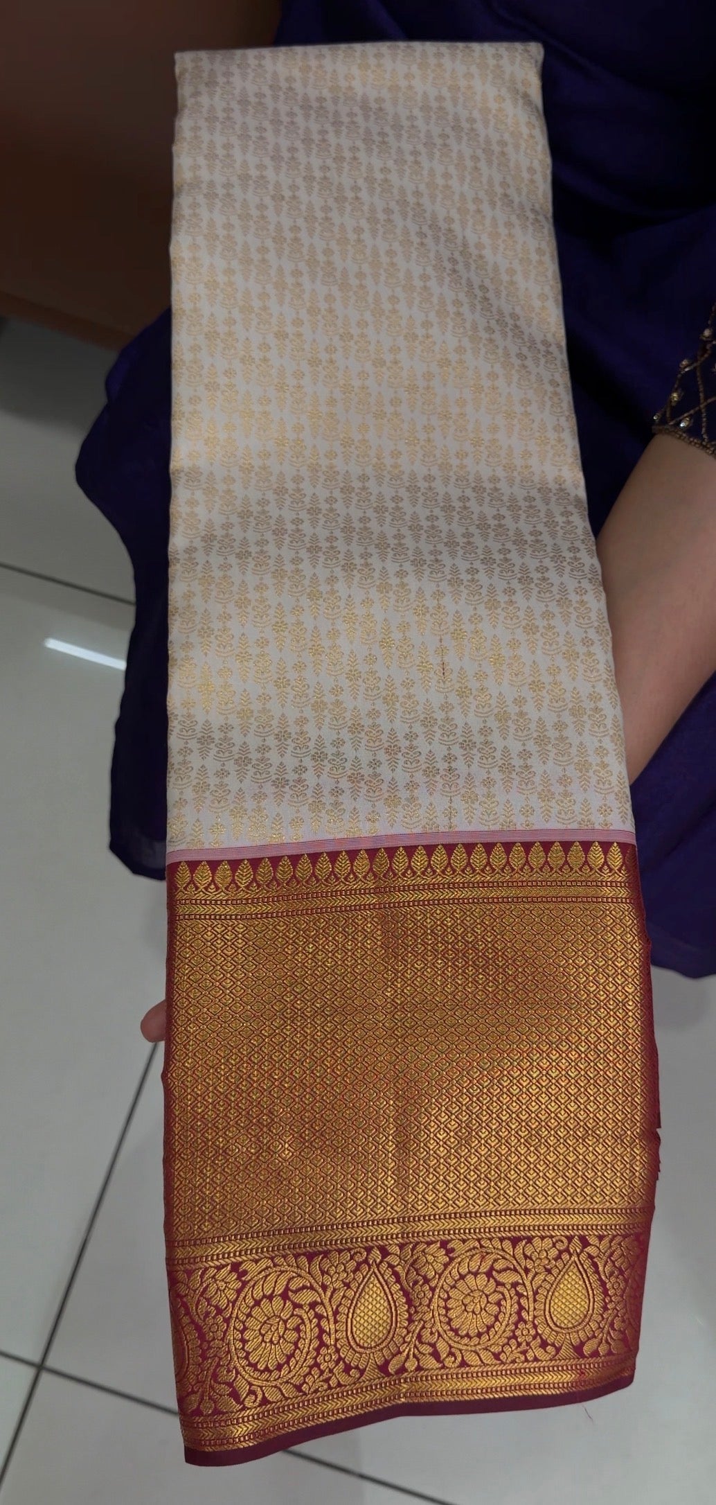 DESIGNER KANNCHIPURAM SILK SAREES - IHA 34454