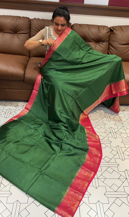 SILK BANARASI SAREE - IHA 16474