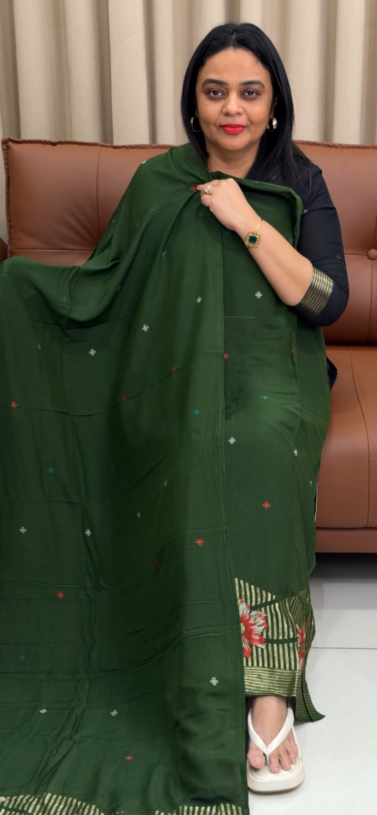 FORWARD SOFT MUL UNSTITCHED SALWAR SUITS - IHA 33498