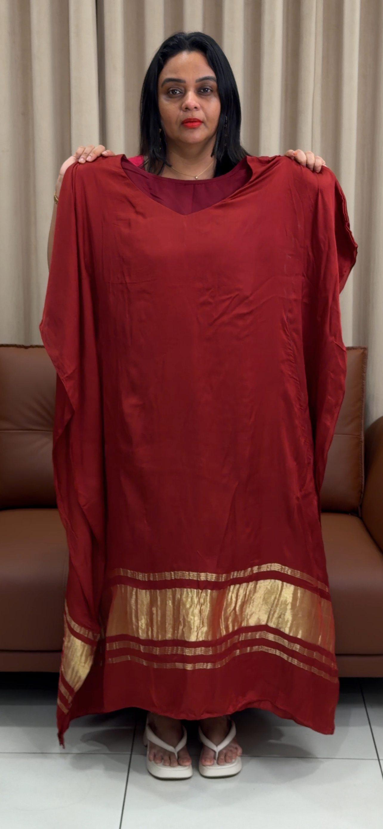 IHA'S IN-HOUSE MODAL KAFTAN TOPS - IHA 33530