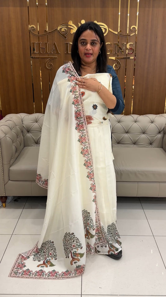 SEMI STITCHED DHAVANI SETS - IHA 25932