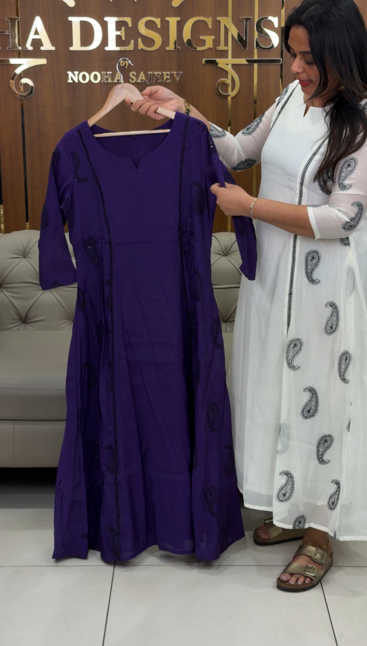 MUL CHANDERI ALINE TOPS - IHA 30931