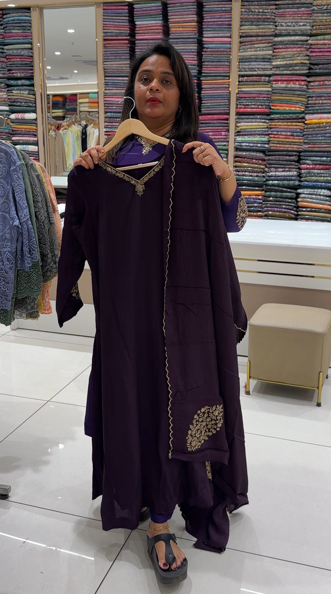READY TO WEAR TOP, BOTTOM AND DUPATTA - IHA 26031