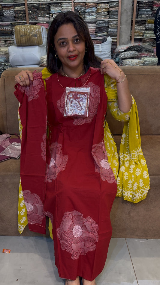 COTTON LONG CO-ORDS SETS - IHA 24366