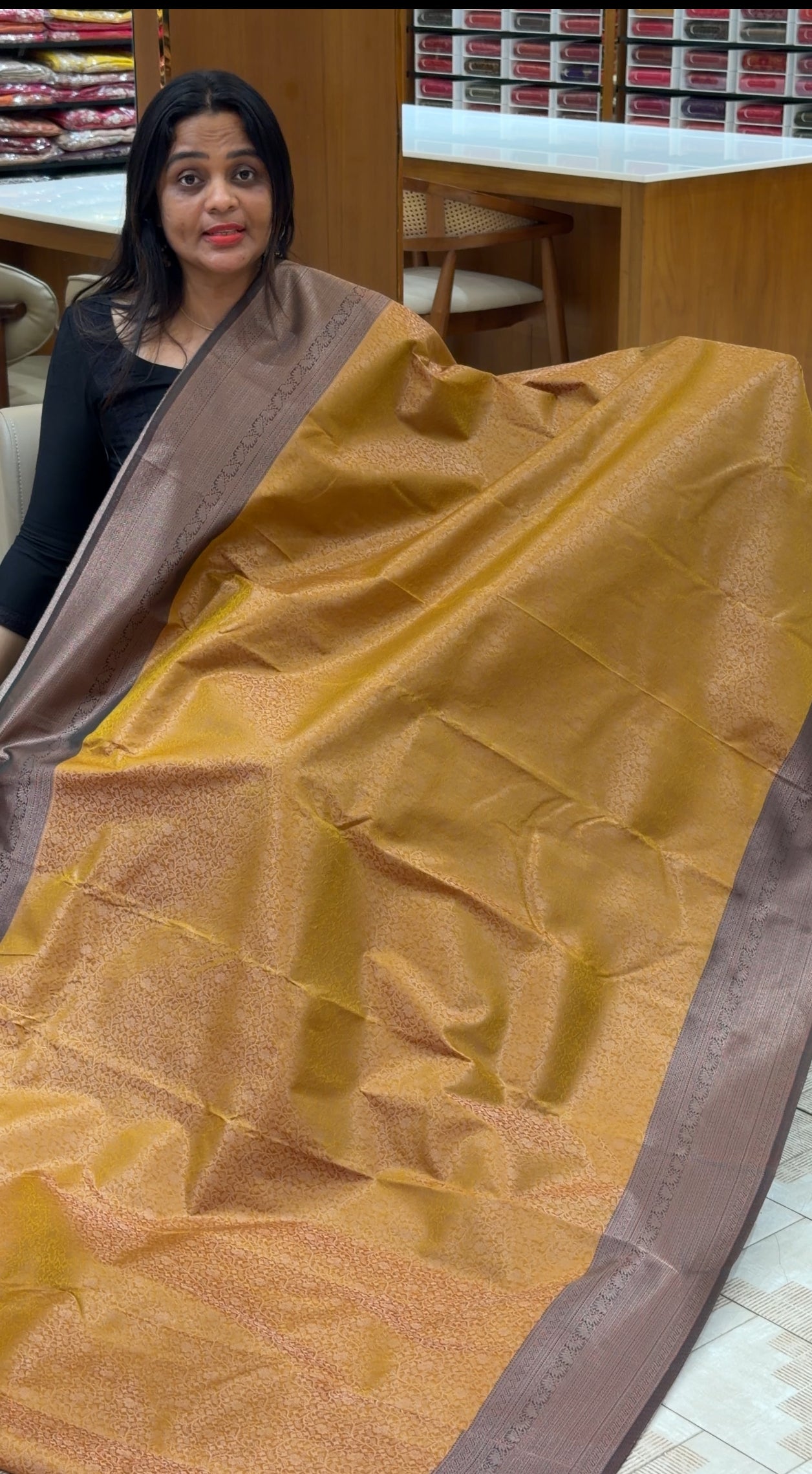 SEMI KANCHIPURAM SAREES - IHA 30204