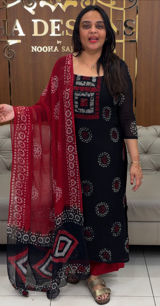 FORWARD BATIK PRINTED UNSTITCHED SALWAR SUITS - IHA 31932