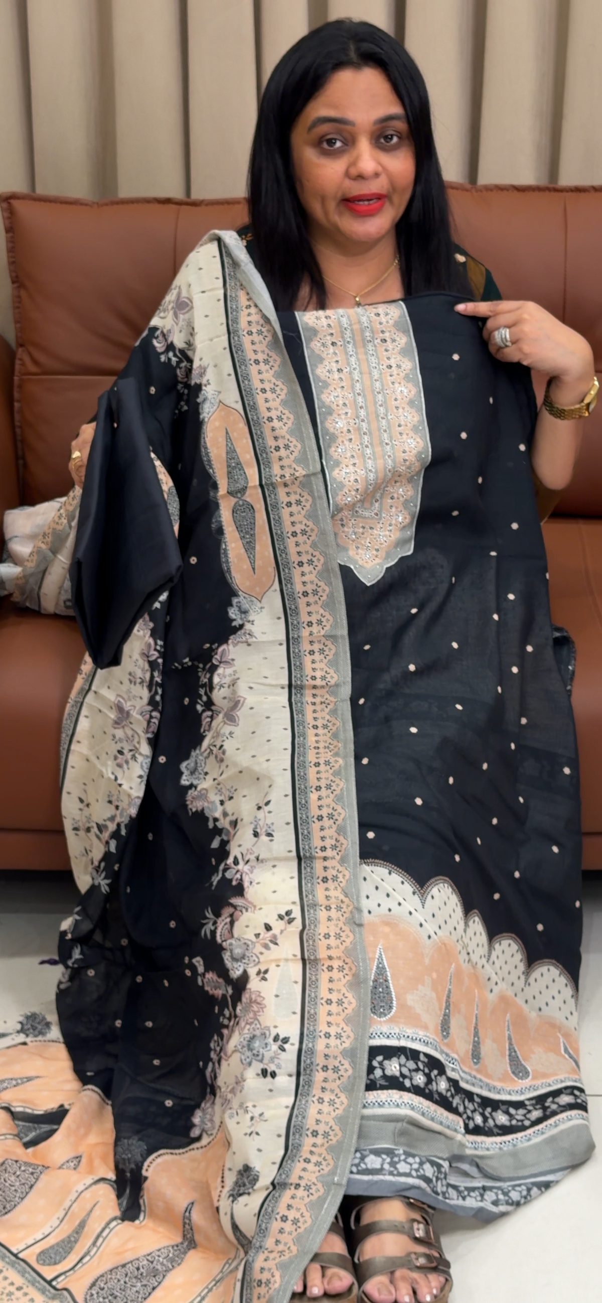 OFFER SALES UNSTITCHED SALWAR SUITS - IHA 35816