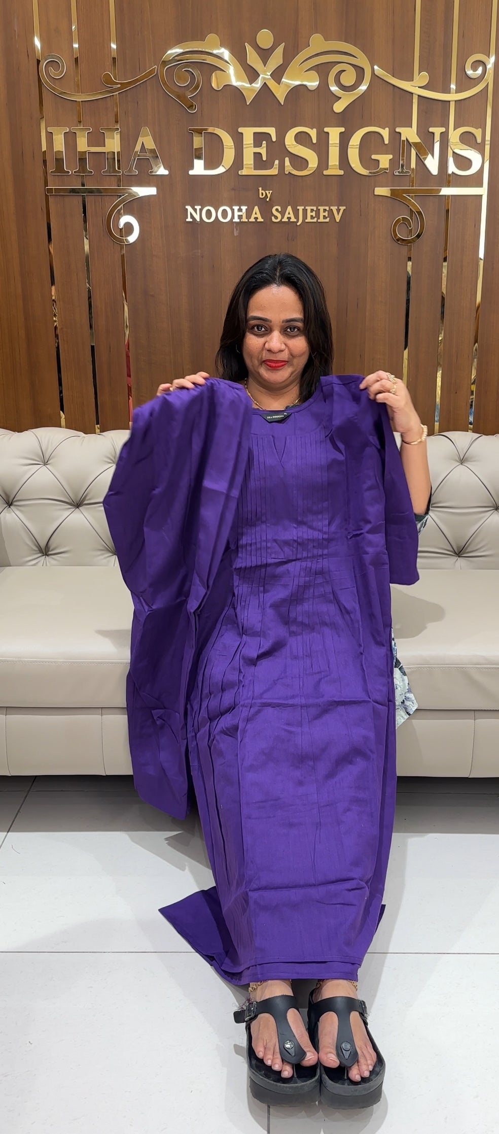 IHA'S IN-HOUSE COTTON TOP AND BOTTOM - IHA 23345