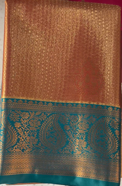 TISSUE KANCHIPURAM SAREES - IHA 18538