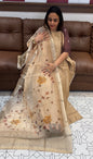 DIGITAL PRINTED CRUSHED TISSUE UNSTITCHED SALWAR SUITS  - IHA 16096