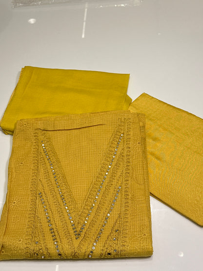 OFFER SALES UNSTITCHED SALWAR SUITS -  IHA 33436