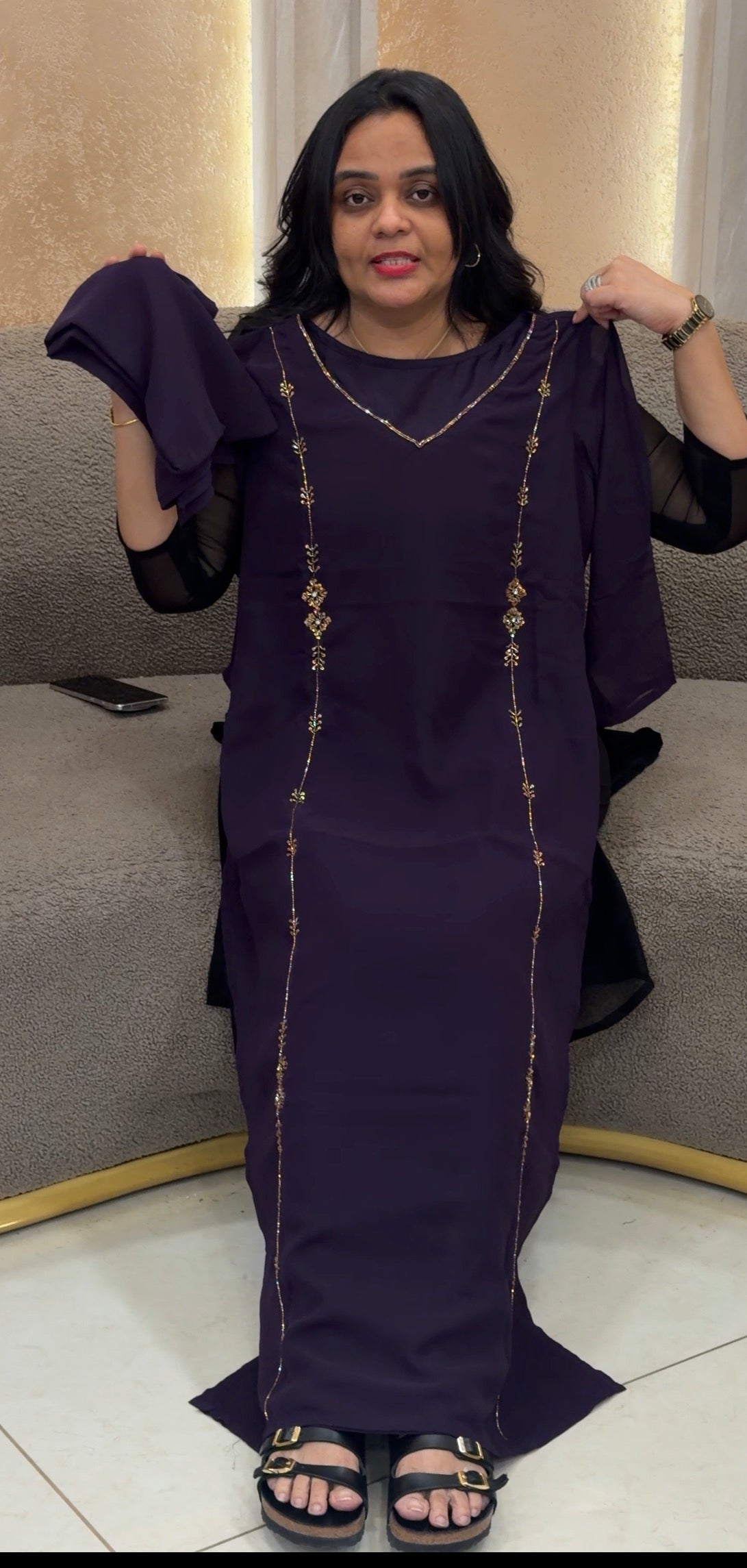 IHA'S IN-HOUSE GEORGETTE TOP AND DUPATTA - IHA 35199
