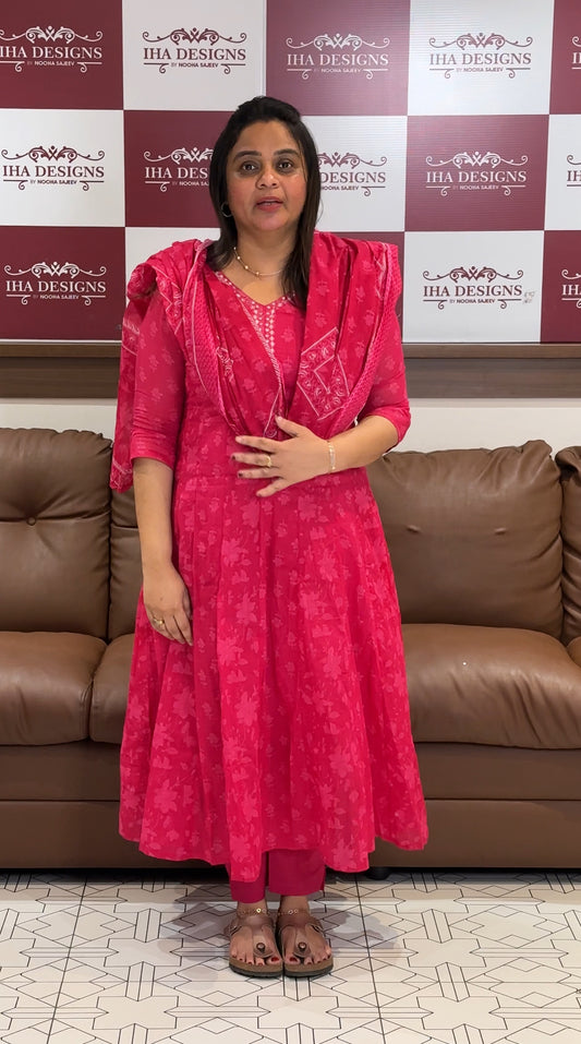 MUL MUL COTTONTOP, BOTTOM AND DUPATTA - IHA 27235