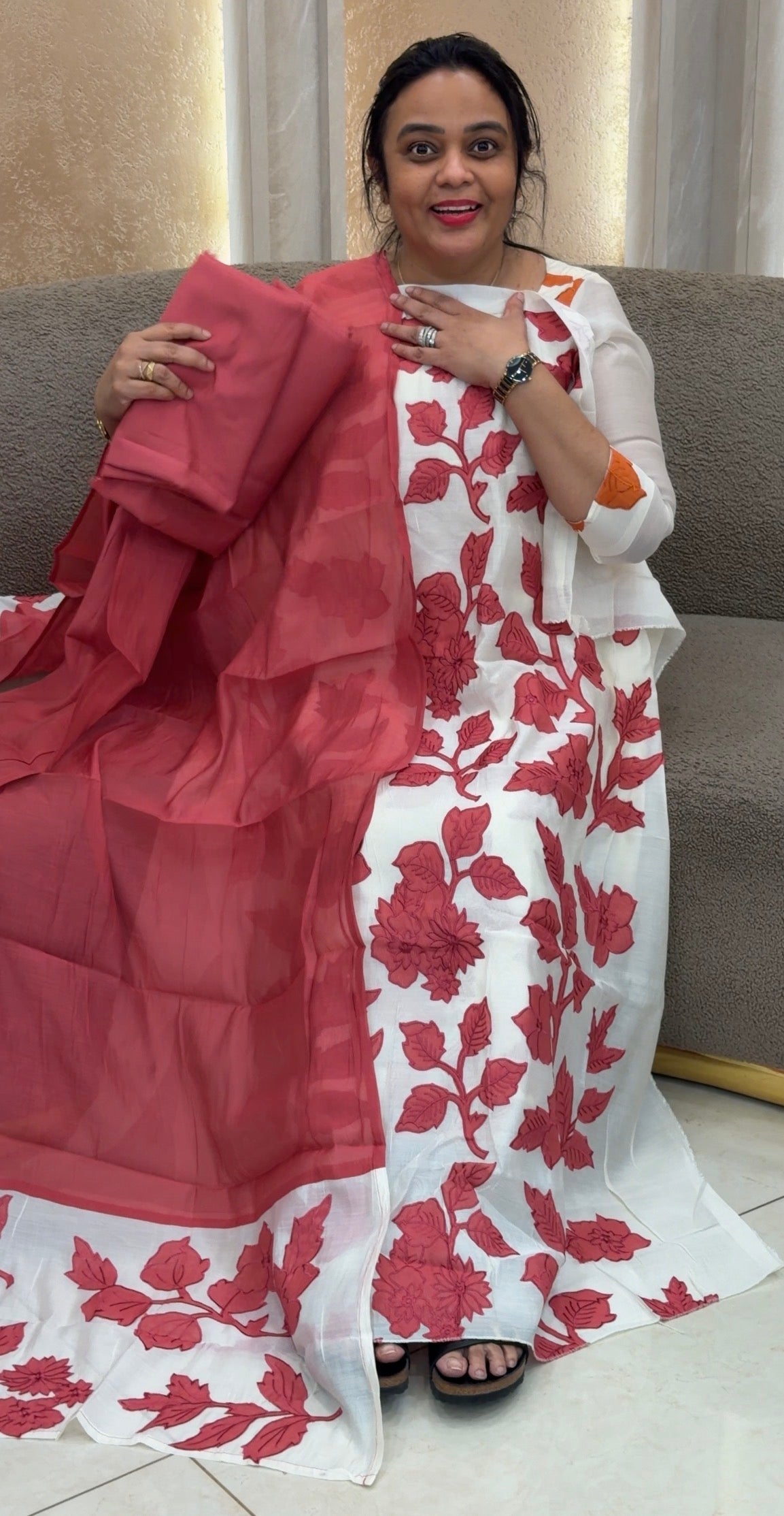 SEMI PARTY WAER UNSTITCHED SALWAR SUITS - IHA 35007