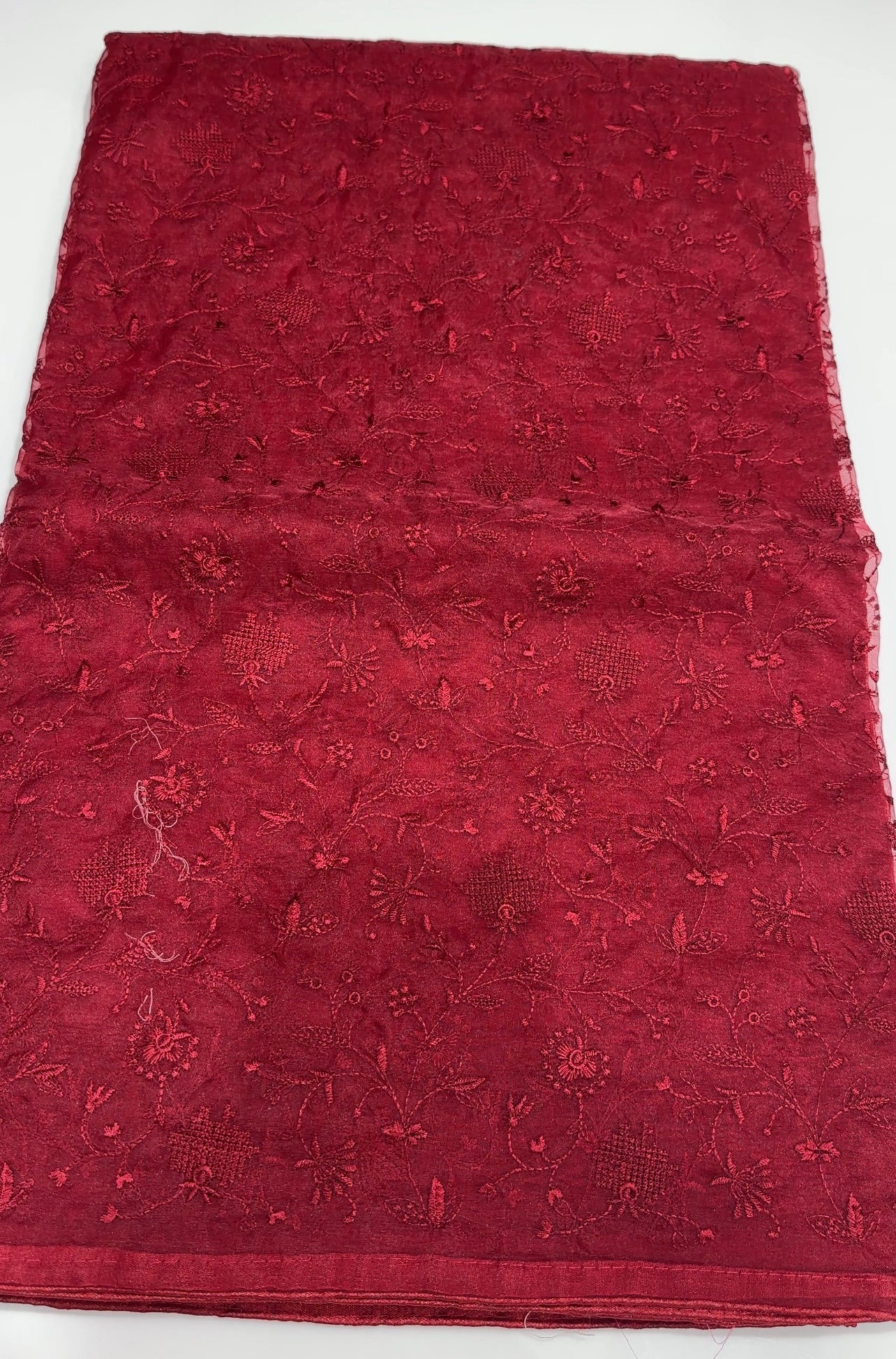 NYLON ORGANZA SAREES - IHA 27142