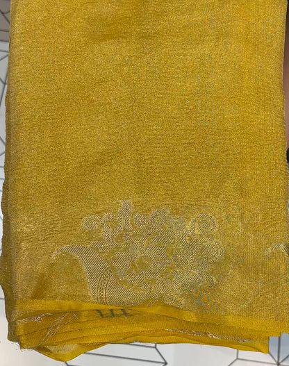 CRUSHED BANARASI TISSUE SAREES - IHA 18417