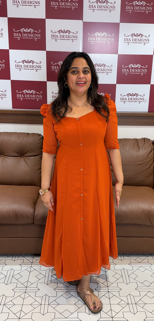 IHA'S IN-HOUSE GEORGETTE ALINE TOPS - IHA 27079