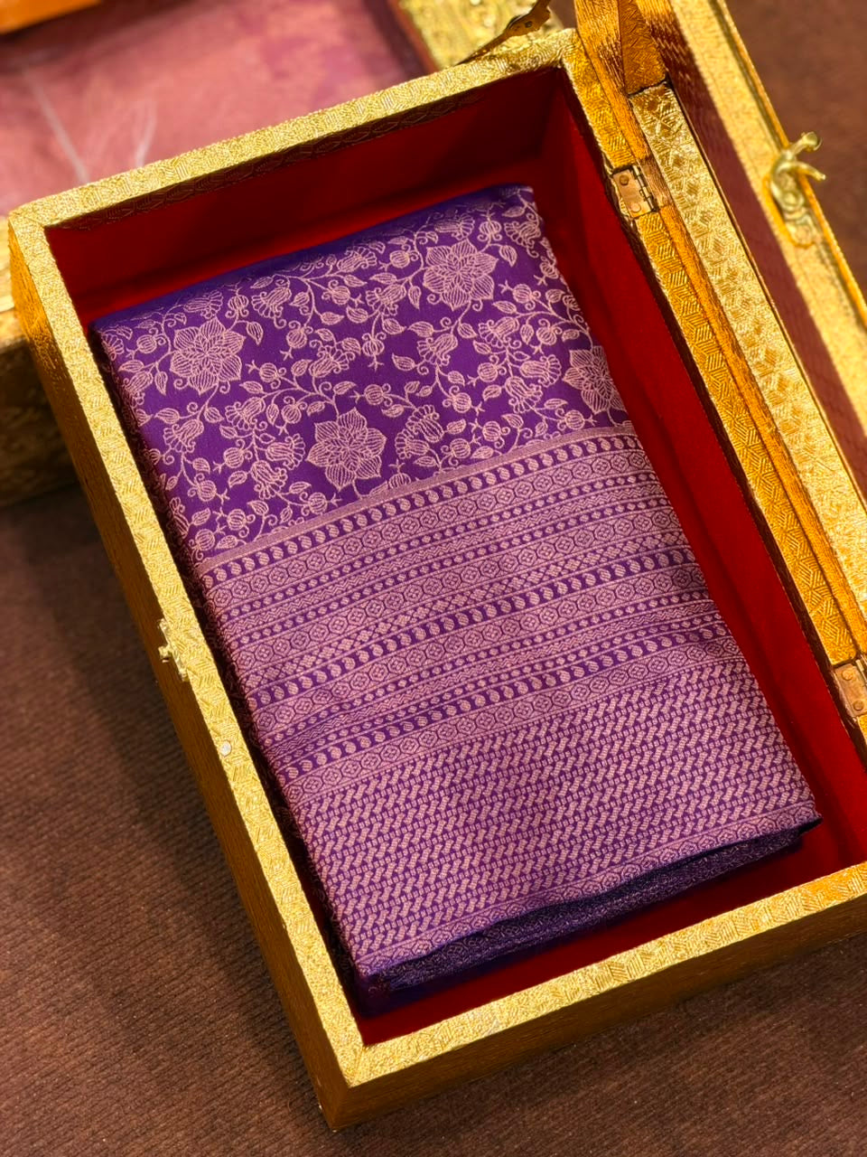 DESIGNER KANCHIPURAM  SAREES - IHA 34656