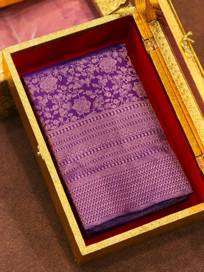 DESIGNER KANCHIPURAM  SAREES - IHA 34656