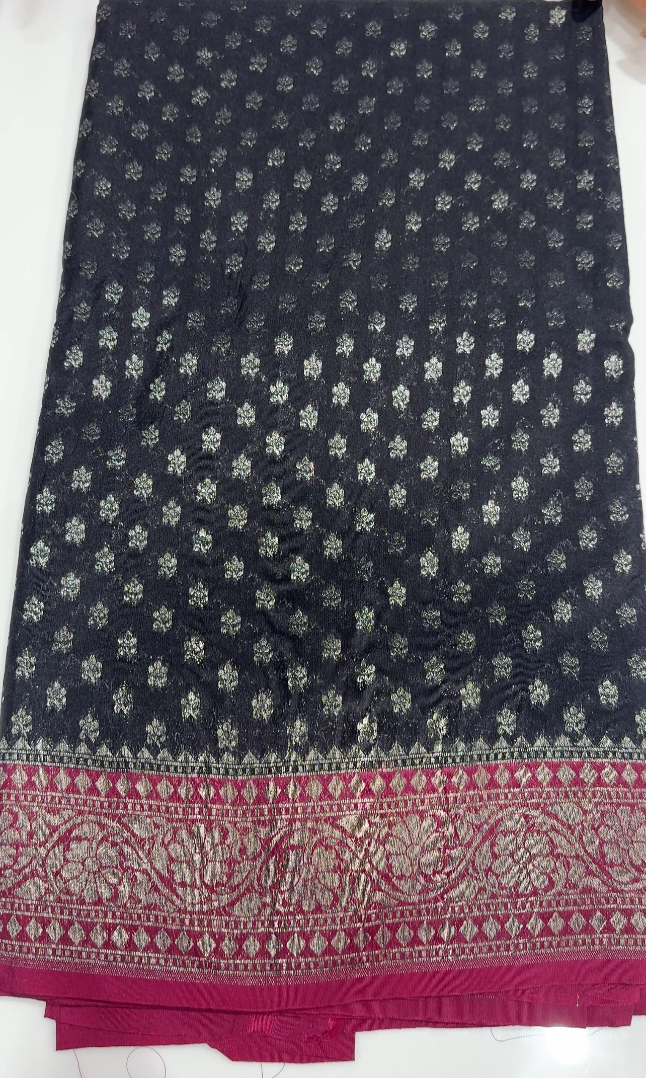 SEMI BANARASI SAREES - IHA 27136