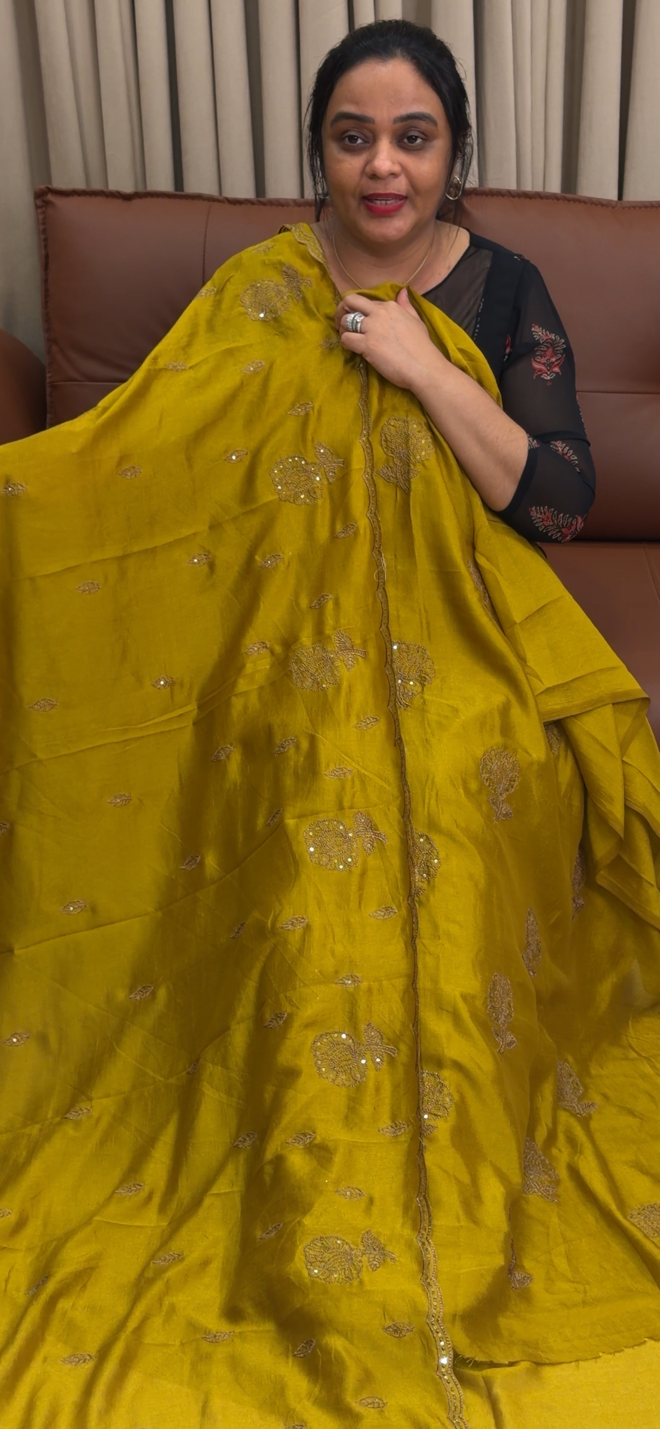 FORWARD SEMI RAW SILK UNSTITCHED SALWAR SUITS - IHA 34758