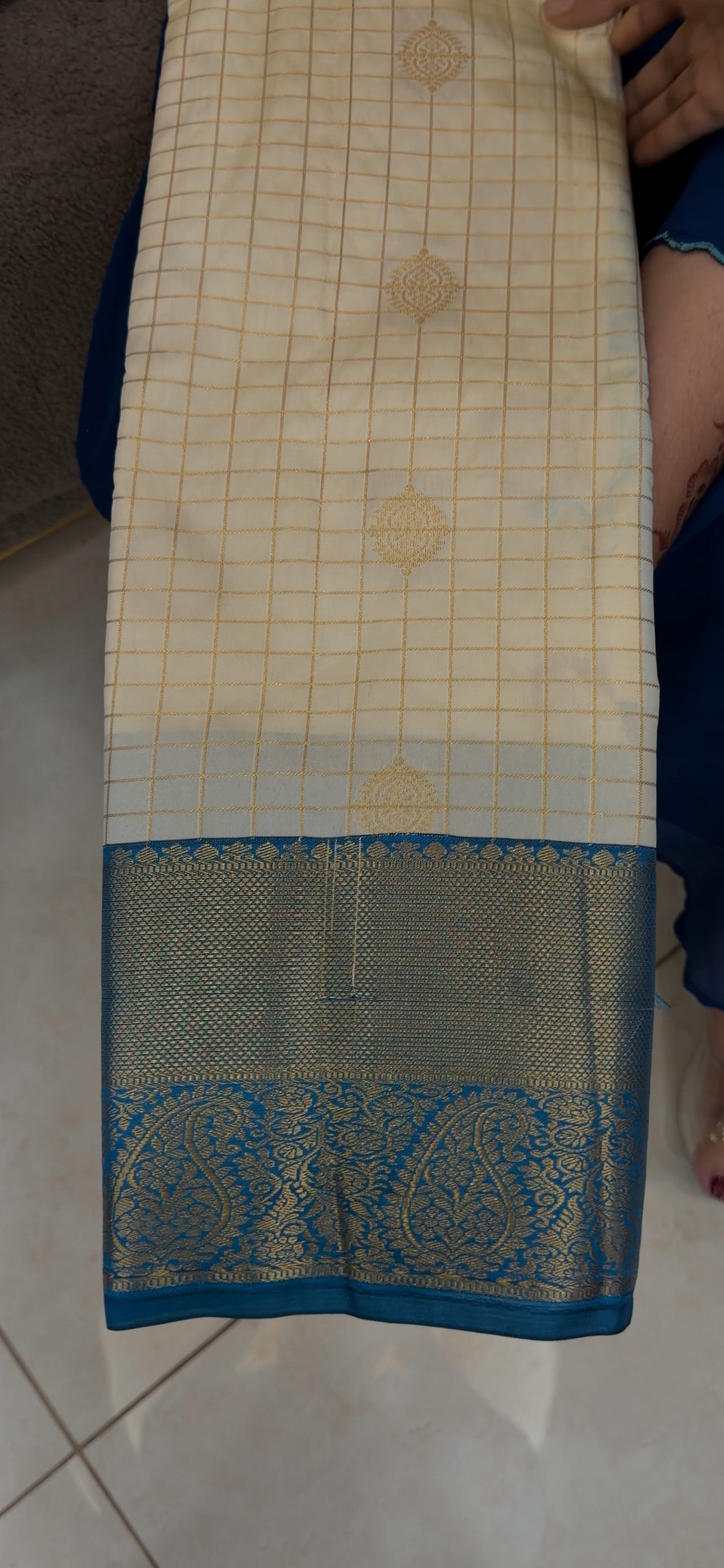 SEMI KANCHIPURAM SAREES -  IHA 33084