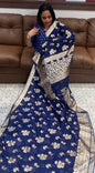 VISCOSE ORGANZA SAREES - IHA 16779