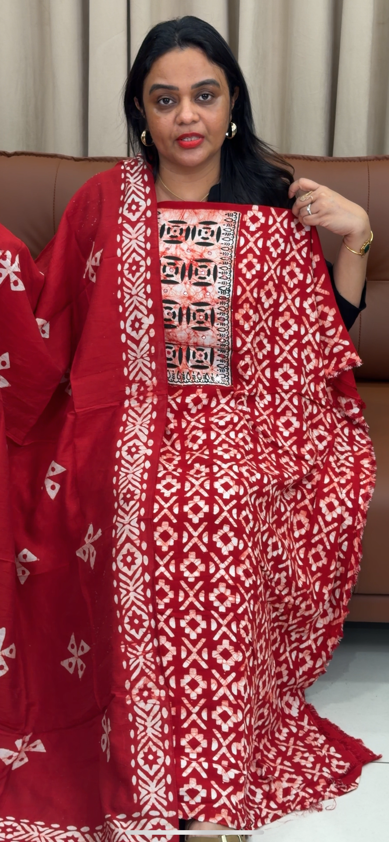 VISCOSE RAYON UNSTITCHED SALWAR SUITS  - IHA 33442