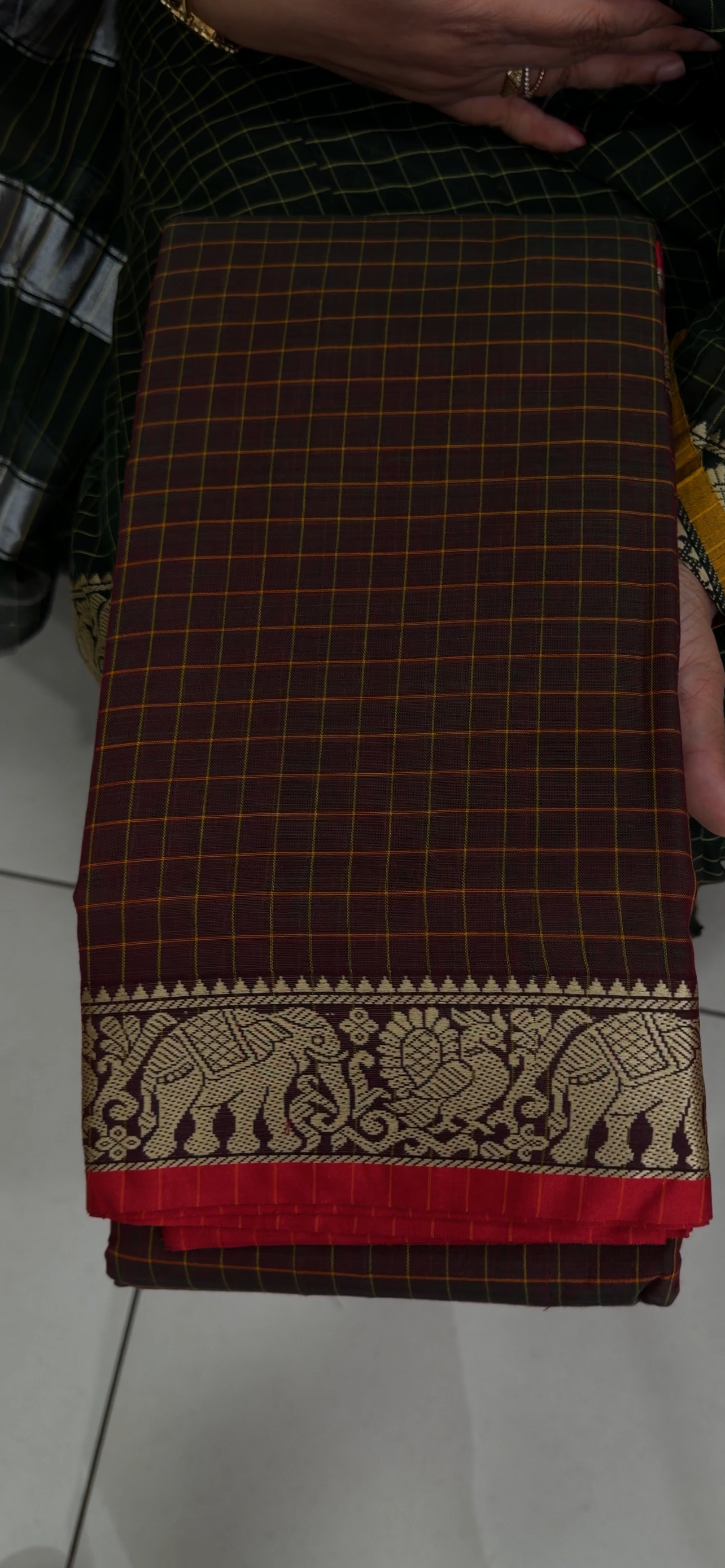 HANDLOOM COTTON SAREES - IHA 34584