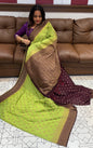 SEMI BANARASI SAREE - IHA 16703