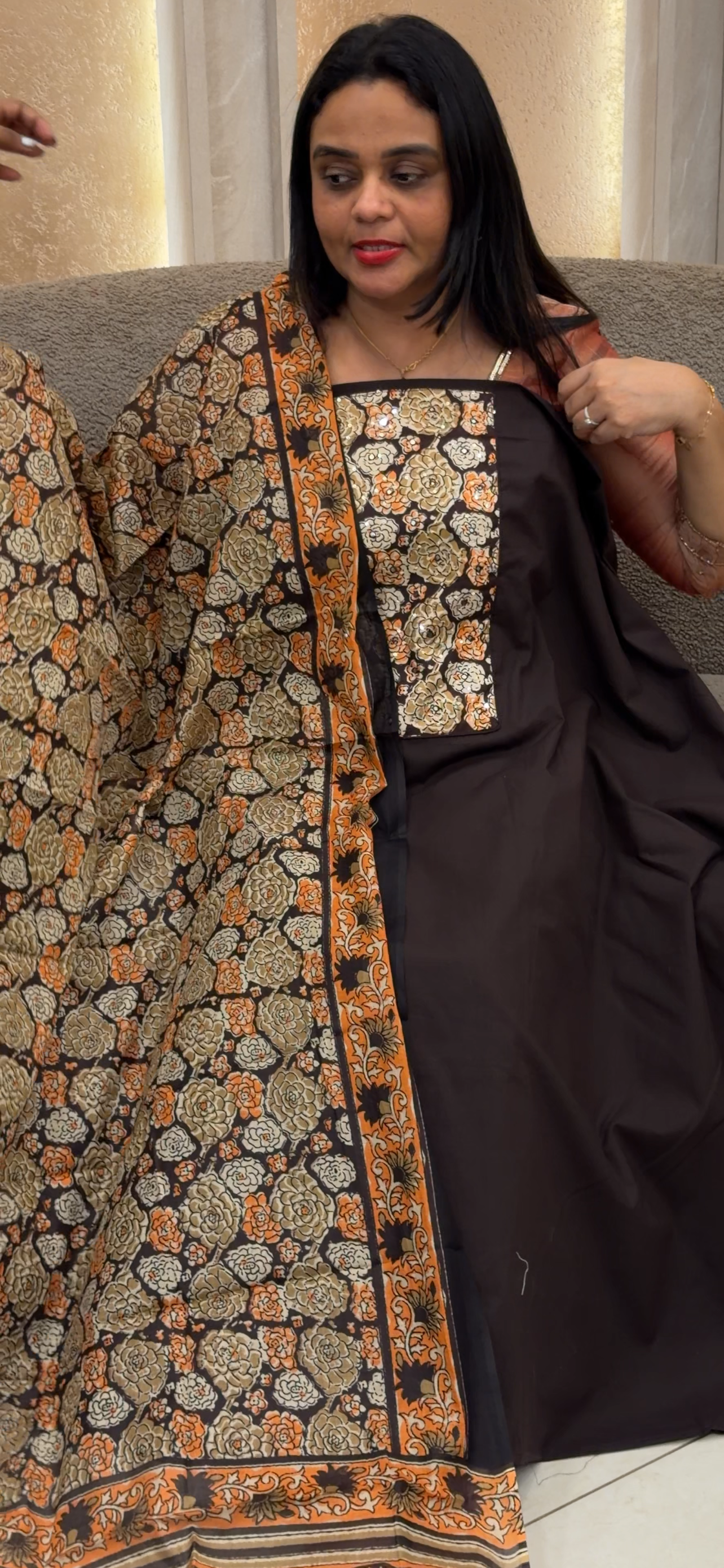 COTTON UNSTITCHED SALWAR SUITS - IHA 33229
