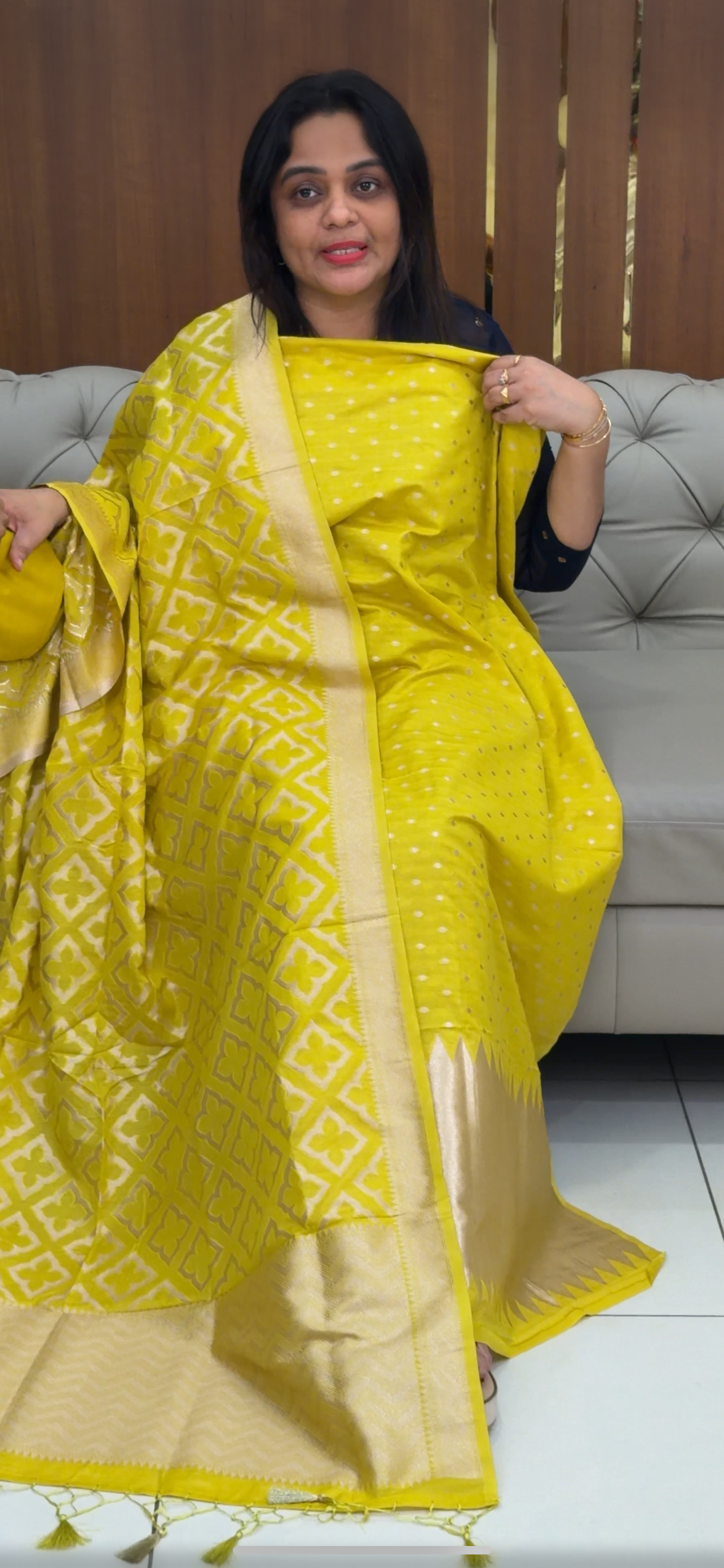 BANARASI UNSTITCHED SALWAR SUITS - IHA 29511