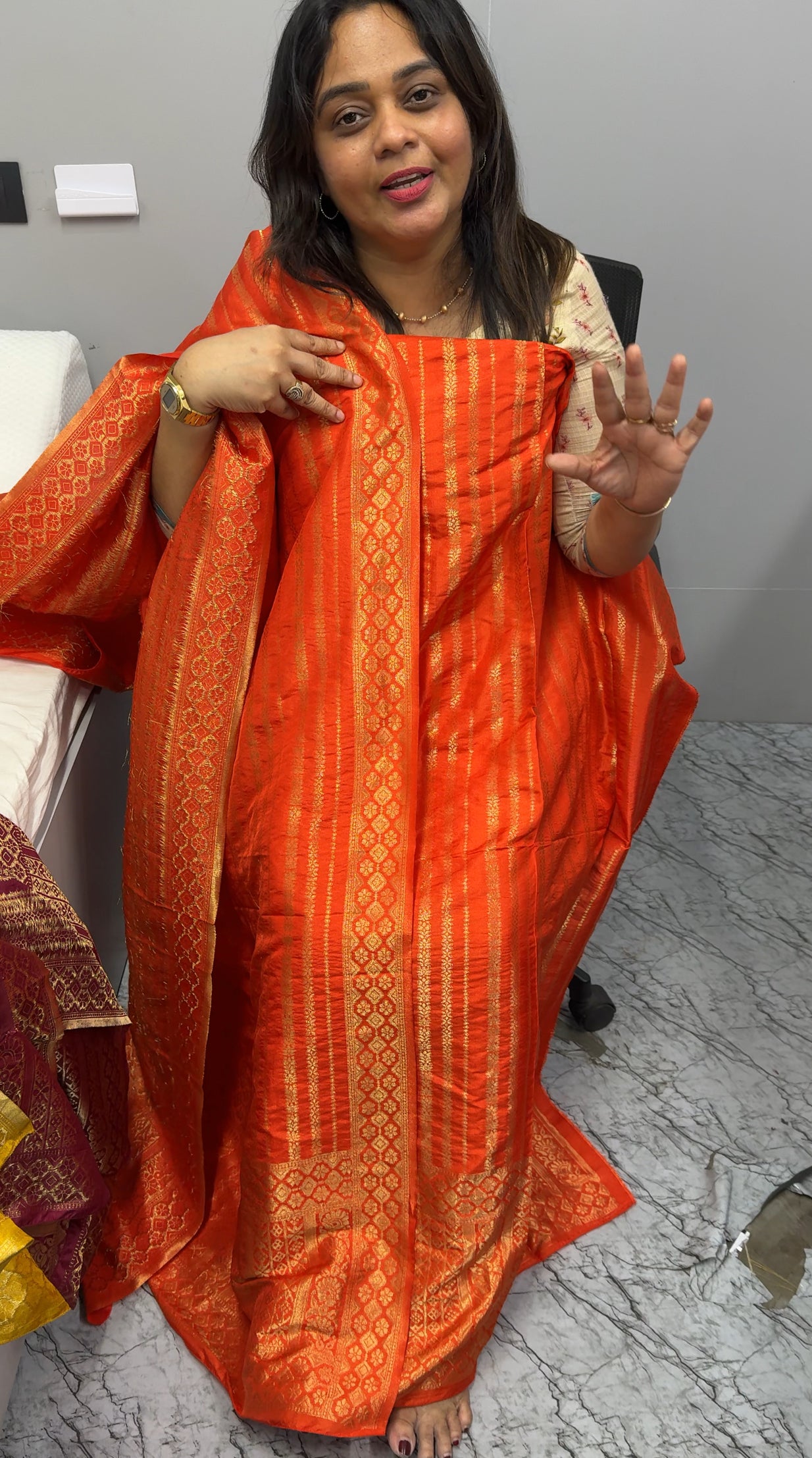 FORWARD SEMI BANARASI UNSTITCHED SALWAR SUITS - IHA 26956