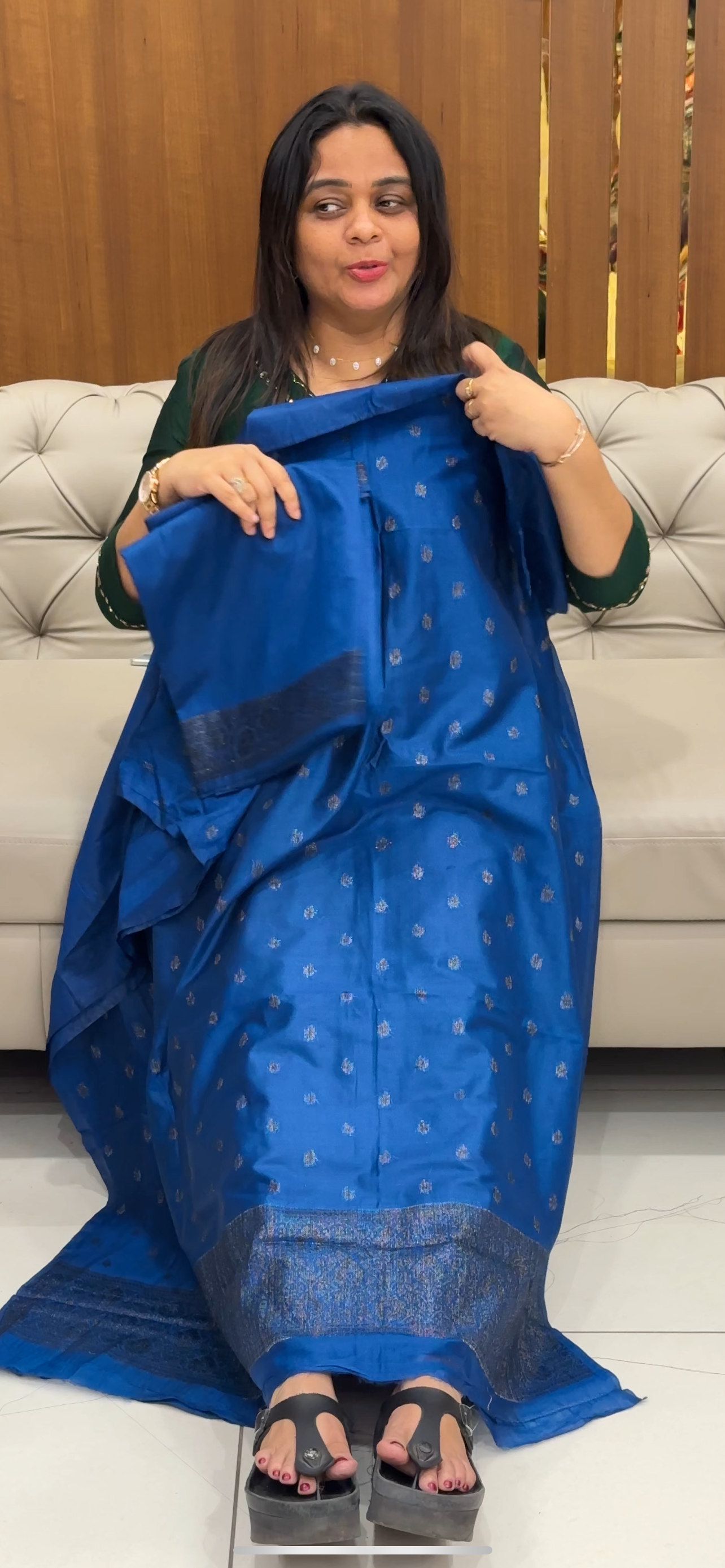 BANARASI TUSSUR UNSTITCHED SALWAR SUITS - 28580