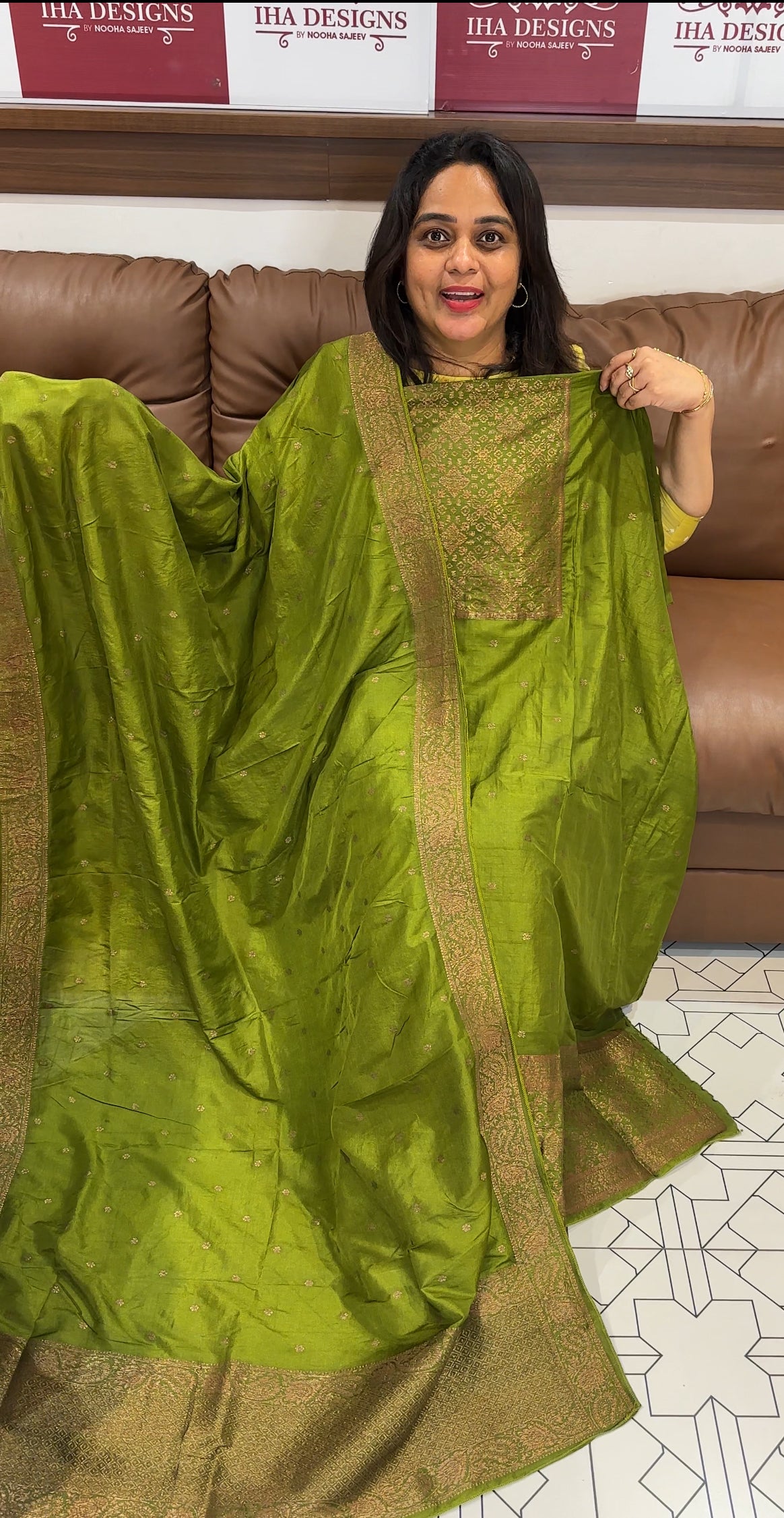 FORWARD SEMI BANARASI UNSTITCHED SALWAR SUITS - IHA 26326