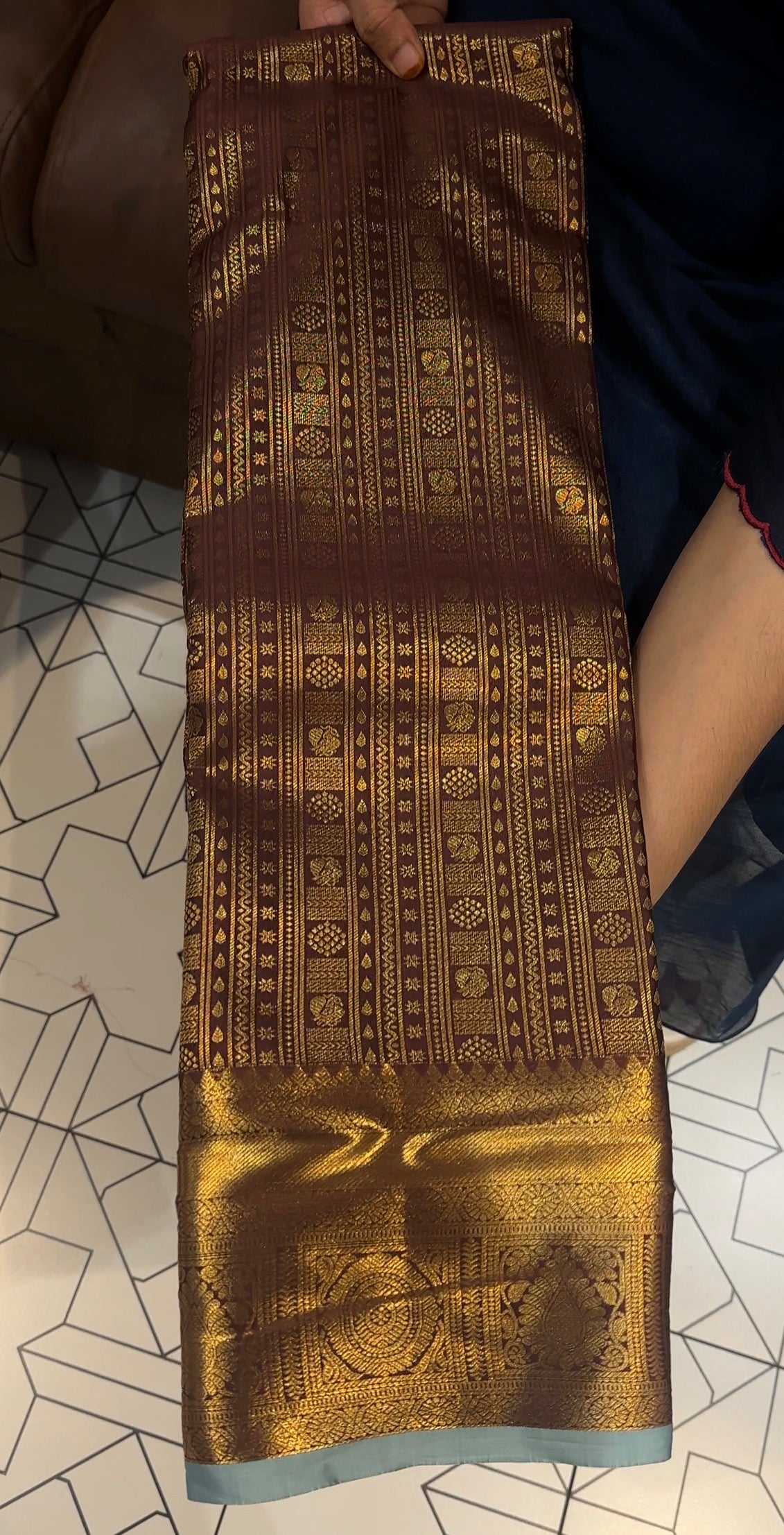 DESIGNER BROCADE SILK SAREES - IHA 32875