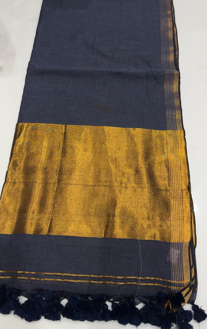 KHADDI COTTON SAREE - IHA 16220