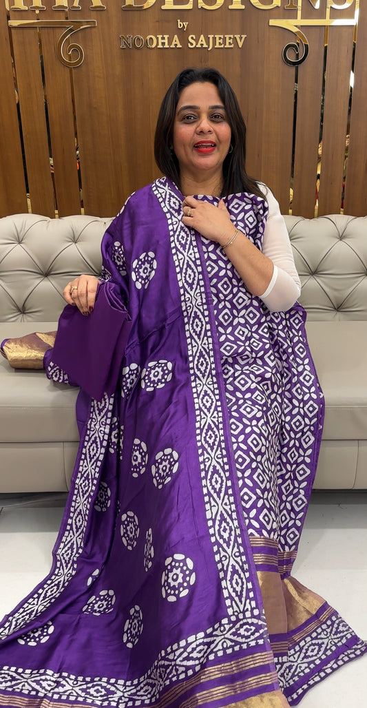 BATIK PRINTED UNSTITCHED SALWAR SUITS - IHA 25401