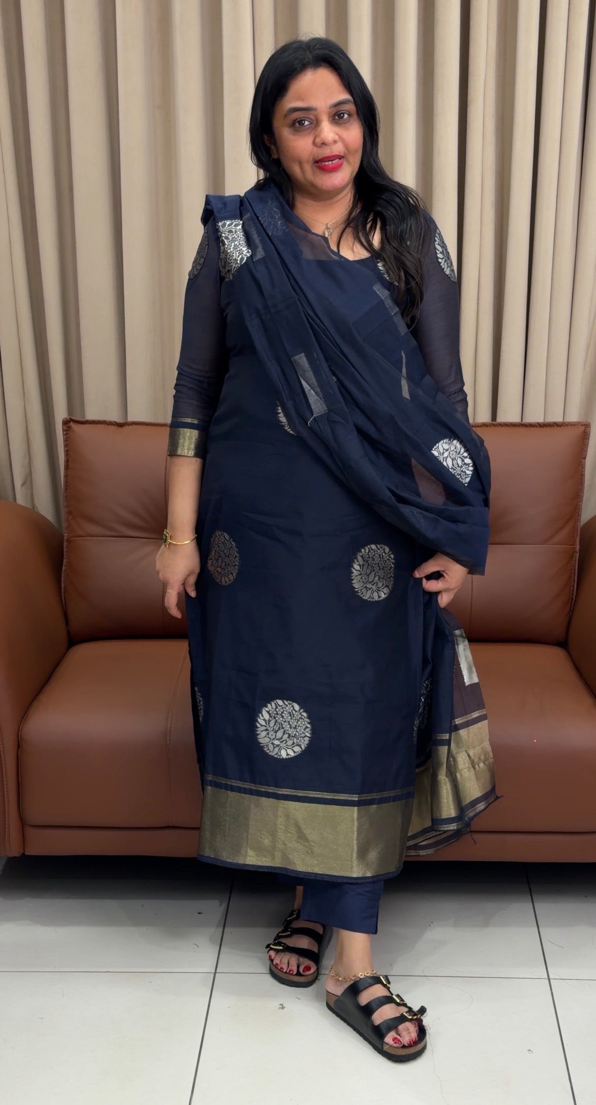 FORWARD JAMDANI UNSTITCHED SALWAR SUITS - IHA 34234