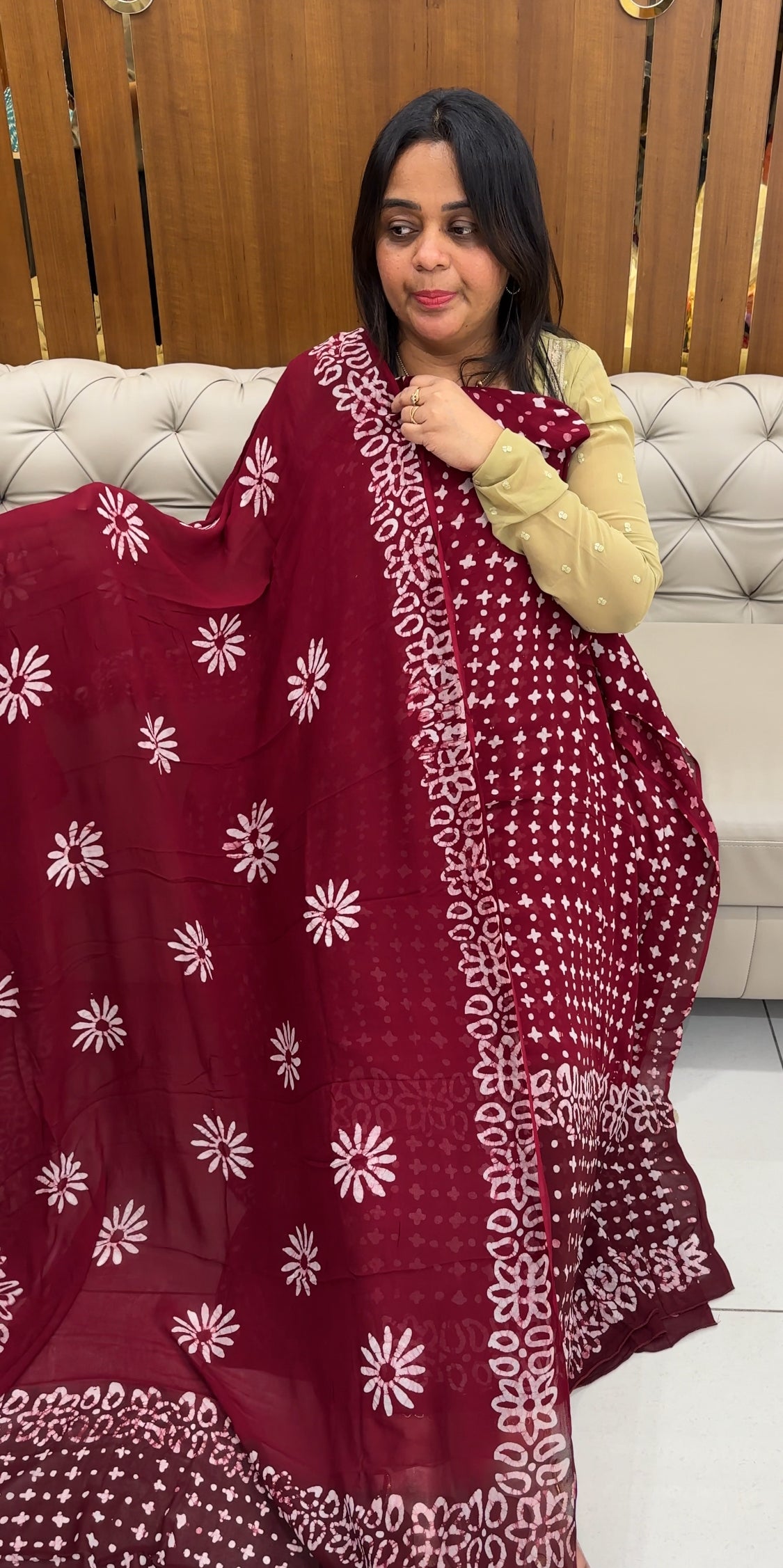 BATIK PRINTED UNSTITCHED SALWAR SUITA - IHA 27038