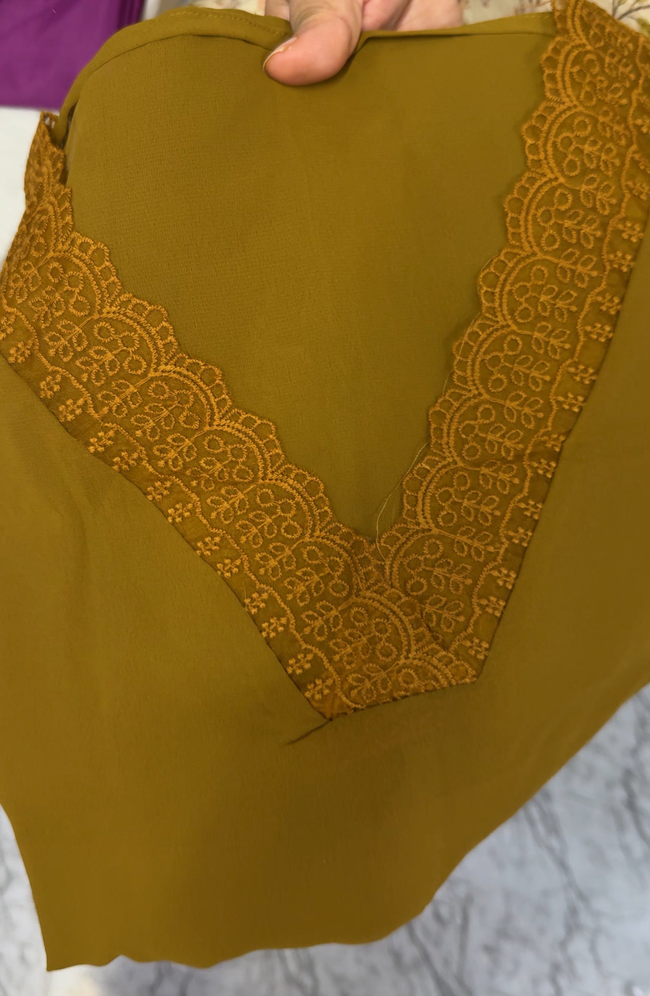 FAUX GEORGETE UNSTITCHED SALWAR SUITS - IHA 26919
