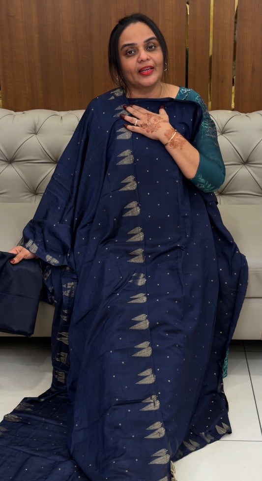 FORWARD  MUL CHANDERI UNSTITCHED SALWAR SUITS - IHA 31408