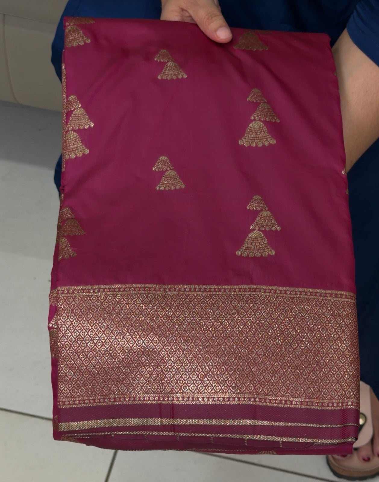 SEMI BANARASI SAREES - IHA 29047