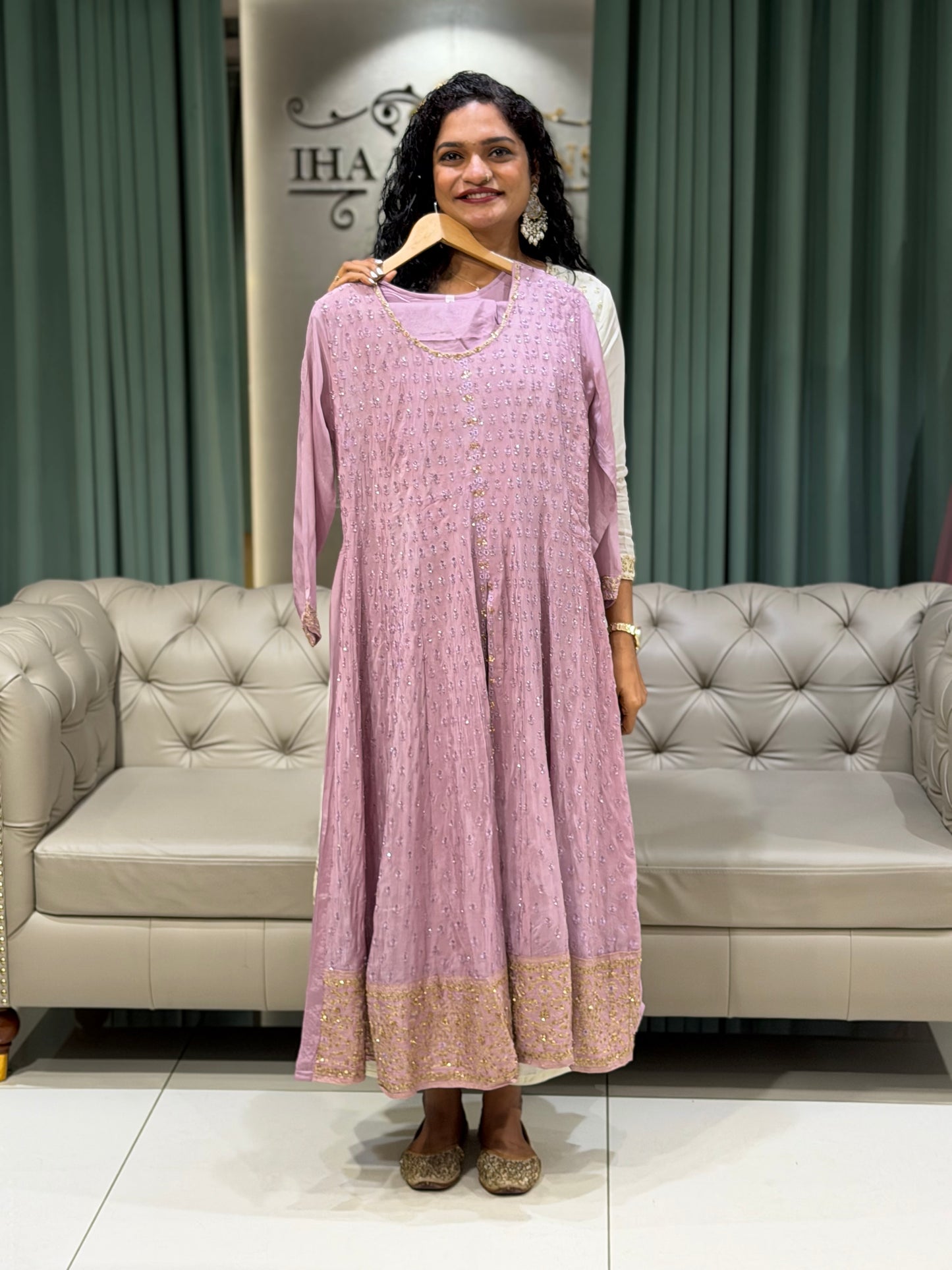 PARTY WEAR TOP, BOTTOM AND DUPATTA - IHA 29666