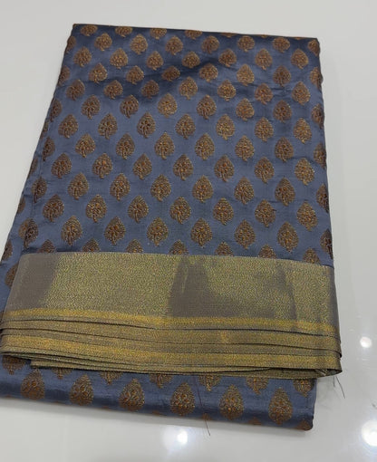 SEMI BANARASI SAREES - IHA 17212