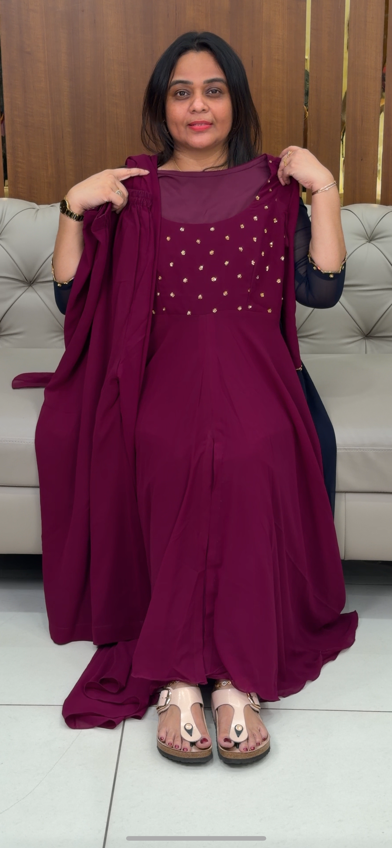 IHA'S IN-HOUSE TOP, BOTTOM AND DUPATTA - IHA 28961